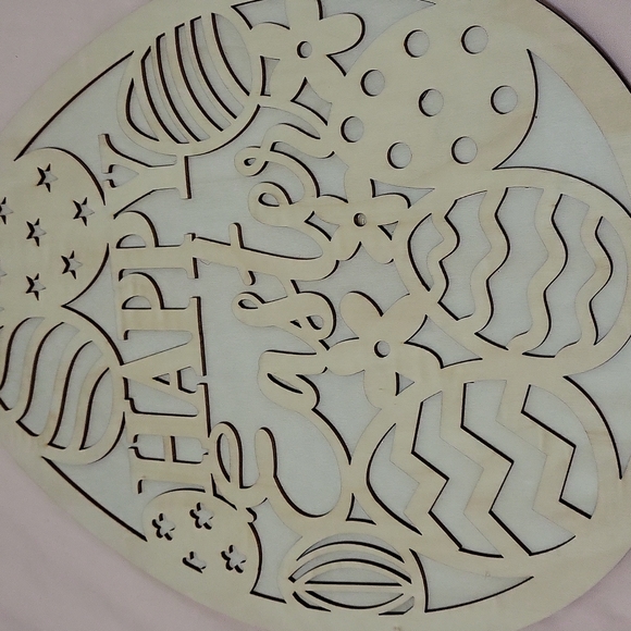 2 DIY Wood Wall Easter Egg Decor - Picture 2 of 7